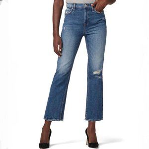 Hudson At Last Denim Remi High-Rise Straight Ankle Jeans Size 33